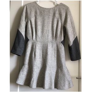 Wool blend dress